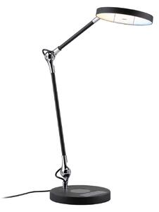 Lampă de masă Paulmann, Numis, reglabil, Negru, Studiu / Birou, Aluminiu, Modern