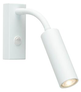 Lampă de perete Herstal, Alb, Camera de zi, Metal