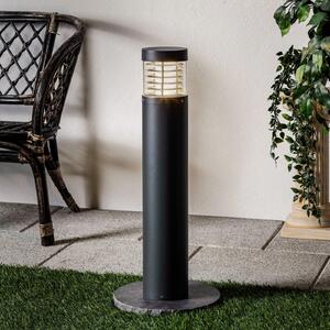 Lucande Lucius bornă luminoasă LED, 65cm, antracit, metal, IP54, Negru, Aluminiu, Modern