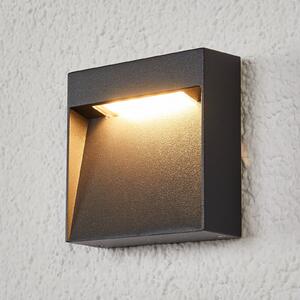 Lucande Bene - aplică LED de exterior, Negru, Metal, Modern
