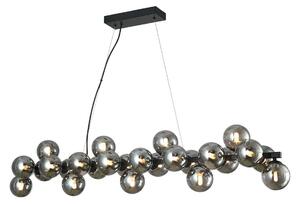 Lustră Pendul Lucande, Naelen, reglabil, Gri, Bucătărie, Metal, Modern
