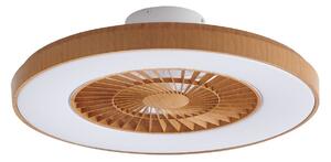 Plafoniere Lindby, Teleo, reglabil, Lemn, Camera de zi, Plastic, Modern