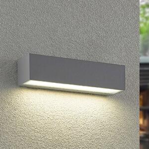 Arcchio LED-Lampa de exterior Lengo, 25 cm, 1 bec, gri, CCT, Gri, Aluminiu, Modern