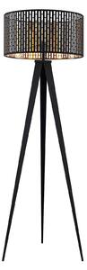 Lampadar Lindby, Thoralf, Negru, Camera de zi, Metal