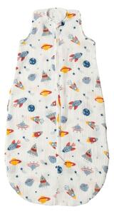 Sac de dormit de vara pentru copii din muselina dubla 3-18 luni Kidizi Space, 0.3 tog
