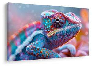 Tablou - Cameleon colorat (90x60 cm)