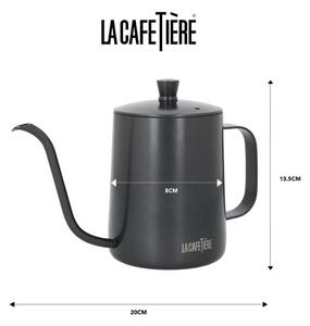 Ibric de cafea din oțel inoxidabil gri 0,6 l La Cafetiere - Kitchen Craft