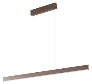 Lustră Pendul Lucande, Mylosh, reglabil, Maro / Rugină, Bucătărie, Aluminiu, Modern