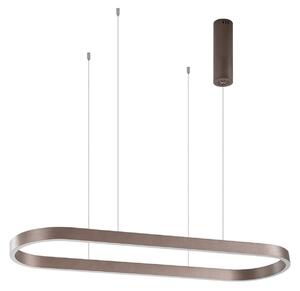 Lustră Pendul Lucande, Melinay, reglabil, Maro / Rugină, Bucătărie, Aluminiu, Modern