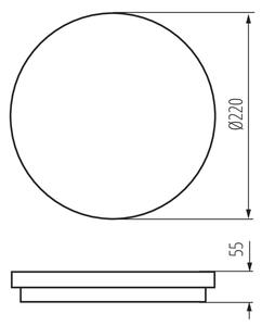 Plafonieră LED de exterior BENO LED/18W/230V 4000K albă IP54 Kanlux 32940