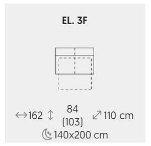 Canapea extensibila piele naturală Monaco 3 locuri