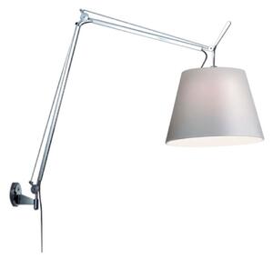 Lampă de perete Artemide, reglabil, Metalic, Camera de zi, Aluminiu