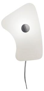 Lampă de perete Foscarini, Alb, Camera de zi, Sticlă