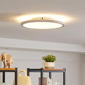 Arcchio plafonieră LED Brenda, Ø 40 cm, CCT, telecomandă, reglabil, Alb, Camera de zi / sufragerie, Plastic, Modern