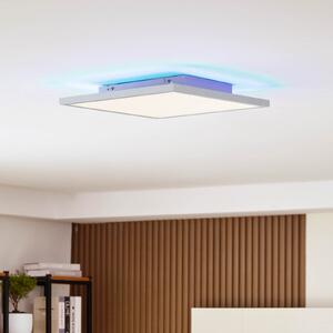 Arcchio LED panou Brenda, 40 x cm, CCT, telecomandă, reglabil, Alb, Camera de zi / sufragerie, Plastic, Modern