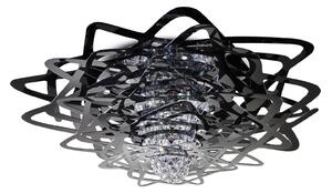 Plafoniere Slamp, Aurora, reglabil, Negru, Camera de zi, Plastic, Design