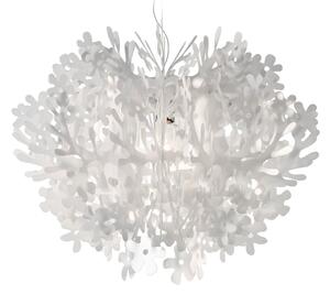 Lustră Pendul Slamp, FIORELLA, reglabil, Alb, Camera de zi, Plastic, Design