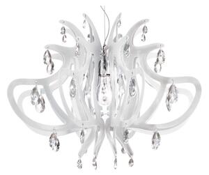 Lustră Pendul Slamp, Alb, Sala de mese, Plastic