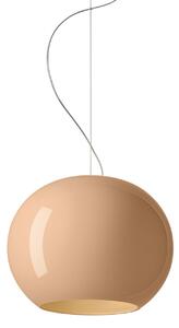 Lustră Pendul Foscarini, Buds 3, reglabil, Bej, Camera de zi, Sticlă, Design