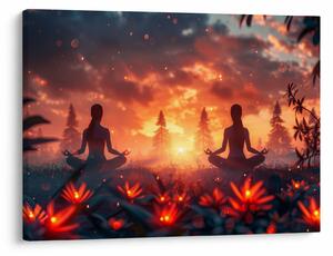 Tablou - Yoga în natură (70x50 cm)