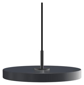 Lampa suspendată Asteria Plus, Ø 30 cm, gri/negru