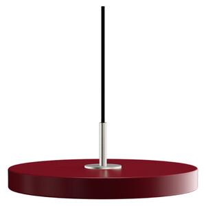 Asteria Plus Lustră Pendul Mini Ruby Red/Steel Top
