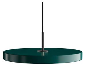 Lampa suspendată Asteria Plus, Ø 43 cm, verde/negru