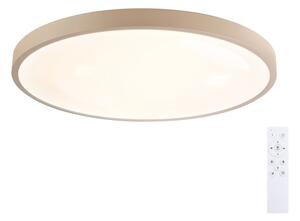 Brilagi - Corp de iluminat LED dimabil GLASS POOL DOUBLE LED, 80W, 230V, 60 cm, bej + telecomandă