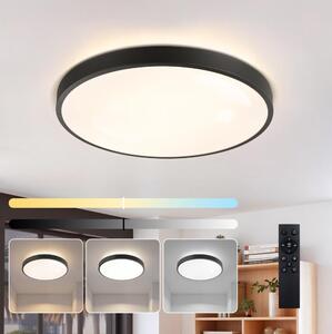Brilagi - Corp de iluminat LED reglabil GLASS POOL DOUBLE LED/60W/230V 50 cm negru + telecomandă