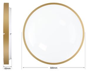 Brilagi - Corp de iluminat LED reglabil GLASS POOL DOUBLE LED/60W/230V 50 cm auriu + telecomandă