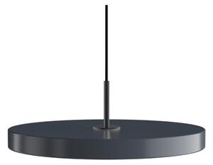 Lampa suspendată Asteria Plus, Ø 43 cm, gri/negru