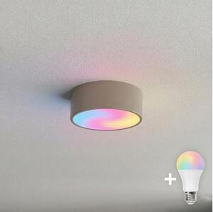 BRILAGI - Plafonieră LED RGBW dimmabilă CLARE 1xE27/12W/230V bej