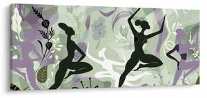 Tablou - Ilustrație de dansatori (120x50 cm)