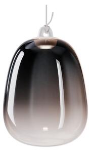 Oblò Lustră Pendul Large 3000K Glossy Fum/Alb - Lodes