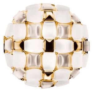 Lampă de perete Slamp, Mida, reglabil, Auriu / Alamă, Camera de zi, Plastic, Design