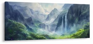 Tablou - Valea cascadelor (120x50 cm)
