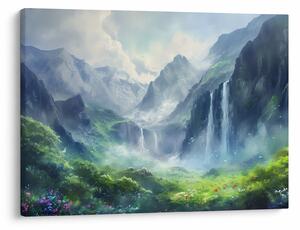 Tablou - Valea cascadelor (70x50 cm)