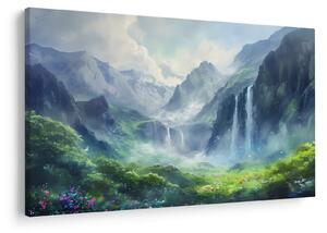 Tablou - Valea cascadelor (90x60 cm)