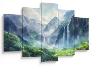 Tablou - Valea cascadelor (150x105 cm)