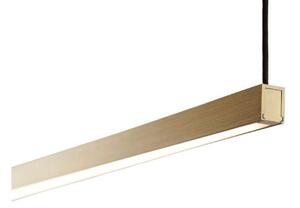 Lustră Pendul LIGHT-POINT, Auriu / Alamă, Sala de mese, Aluminiu