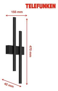 Telefunken 313205TF - Aplica de perete LED pentru exterior 2xLED/4W/230V 4000K IP44