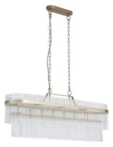 Searchlight 11400-8GO - Candelabru cu lanț LARA 8xE14/60W/230V