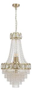 Searchlight 1611-6SB - Candelabru LOUIS PHILLIPE suspendat pe lanț 6xE14/60W/230V