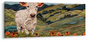 Tablou - Imitație de motiv tricotat (120x50 cm)