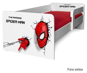 Pat copii Spiderman P1 2-6 ani cu protectie laterala detasabila