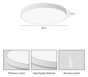 Plafonieră LED dimabilă Brilagi POOL SMART LED/48W/230V 3000-6000K 40 cm alb + telecomandă