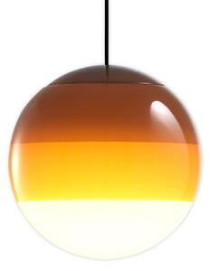 Lustră Pendul MARSET, Dipping Light, reglabil, Portocaliu, Camera de zi, Sticlă, Design