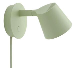 Lampă de perete Muuto, reglabil, Verde, Camera de zi, Aluminiu