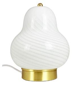 Lampă de masă Dyberg Larsen, Lucy, Alb, Camera de zi, Sticlă, Scandinavă