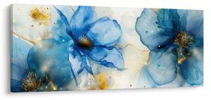 Tablou - Floral, pictură cu cerneală (120x50 cm)